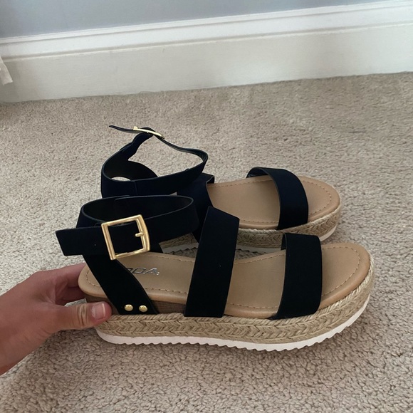 Shoes - Black espadrilles